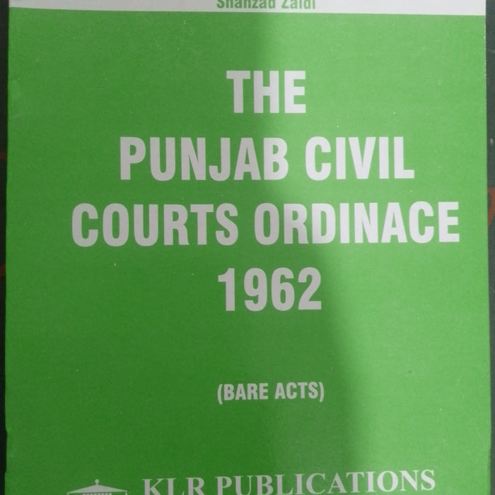 The Punjab Civil Courts Ordinace 