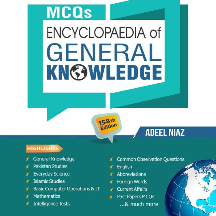 Encyclopedia Of General Knowledge MCQs For CSS PMS PCS 158th by Adeel Niaz - JWT