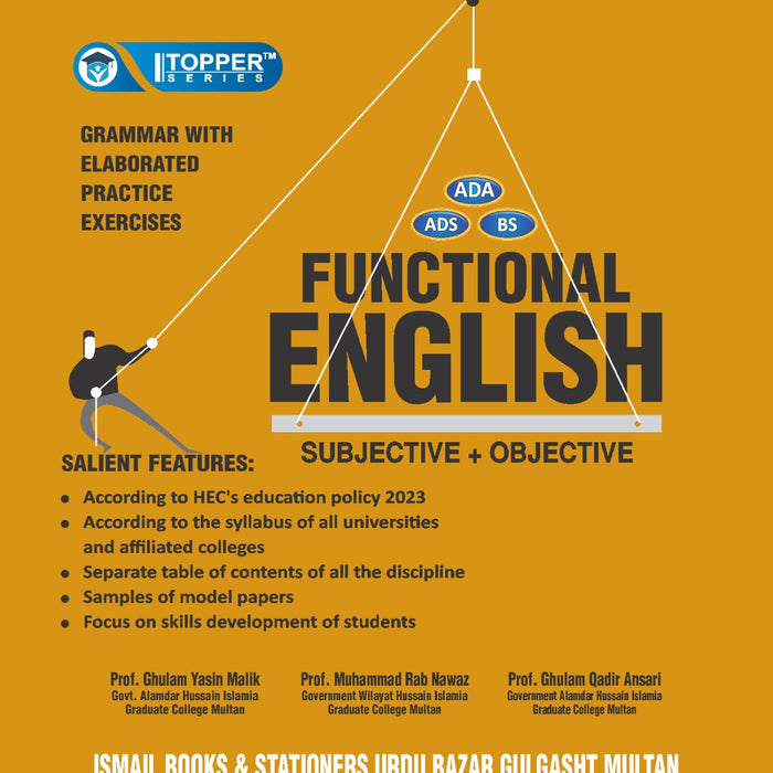 Topper Functional English  By Prof. Ghulam Qadir Ansari