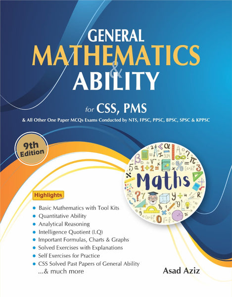 General Mathematics & Ability For CSS PMS By Asad Aziz - JWT