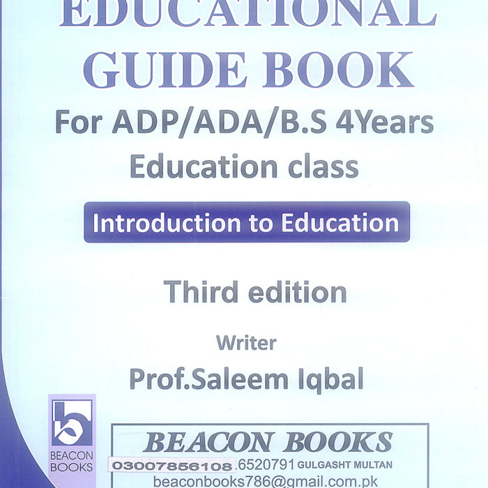 Apex Educational Guide Book For ADP ADA BS By Saleem Iqbal