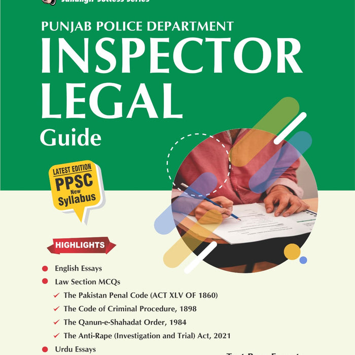 Punjab Police Department Inspector Legal Guide Test Prep Experts
