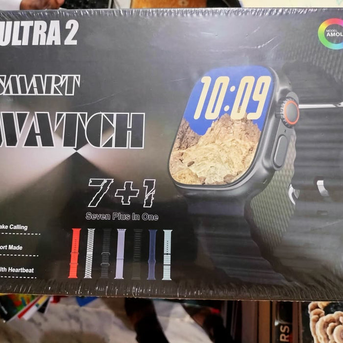 Smart Watch 7+1 Strap Combo (Full Touchscreen with Bluetooth Calling)