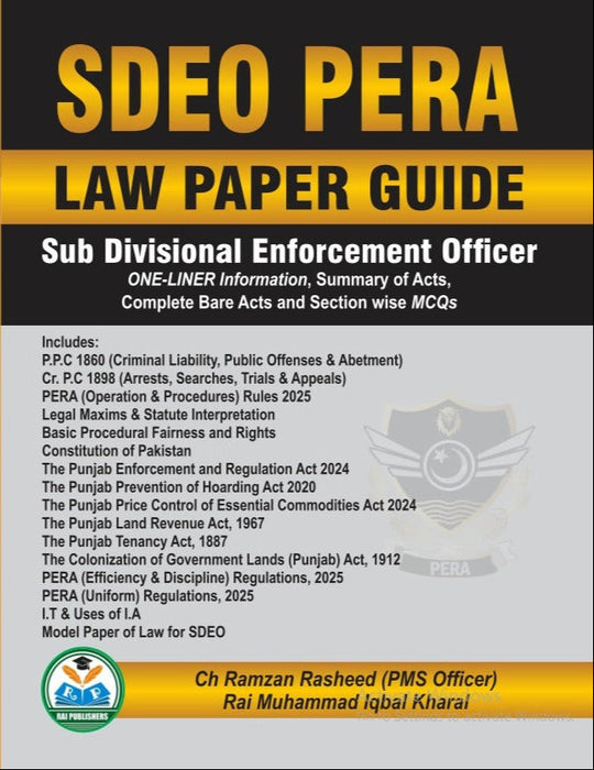 SDEO PERA Law Paper Guide