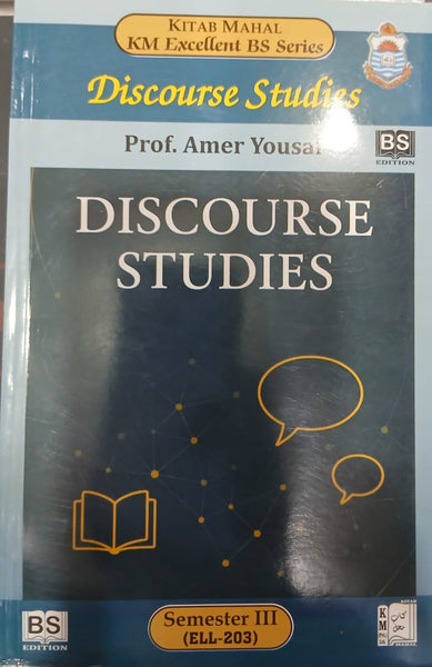 Discourse Studies by Prof. Amer Yousaf -KM