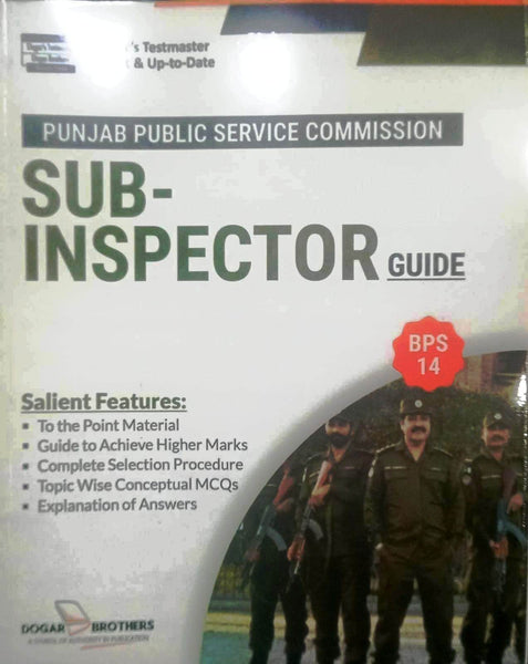 Sub Inspector Guide For PPSC - Dogar Brothers