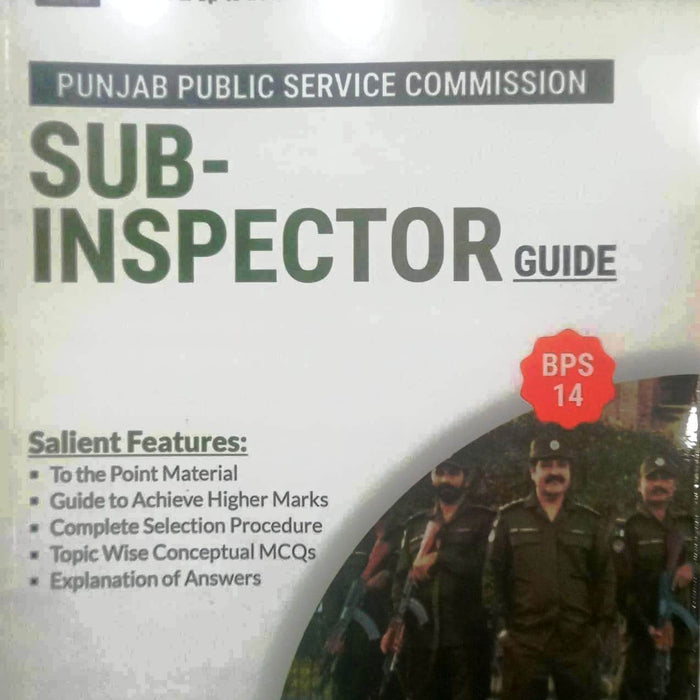 Sub Inspector Guide For PPSC - Dogar Brothers