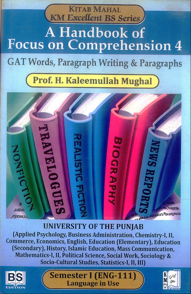 A Handbook of Focus on Comprehension 4 (Sem-I) 