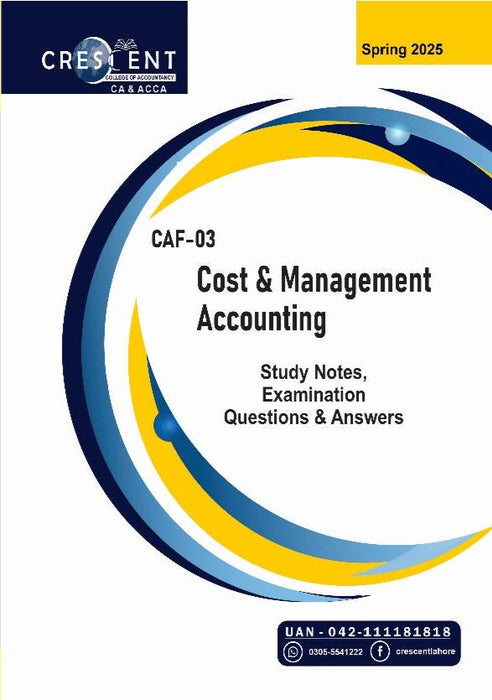 Cost And Management Accounting