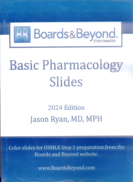 Boards And Beyond Basic Pharmacology Slide Books 5 Volume Set By  Jason Ryan