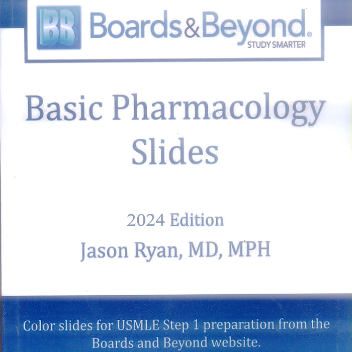 Boards And Beyond Basic Pharmacology Slide Books 5 Volume Set By  Jason Ryan