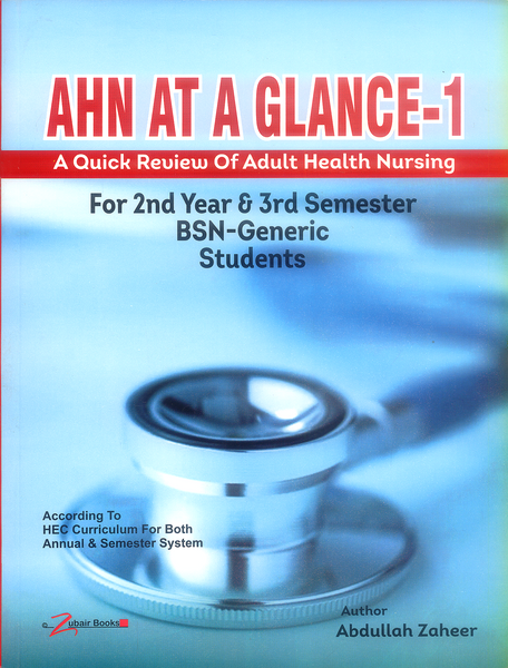 A Quick Review Of Adult Health Nursing AHN at a Glance I & II (For 2nd Year)