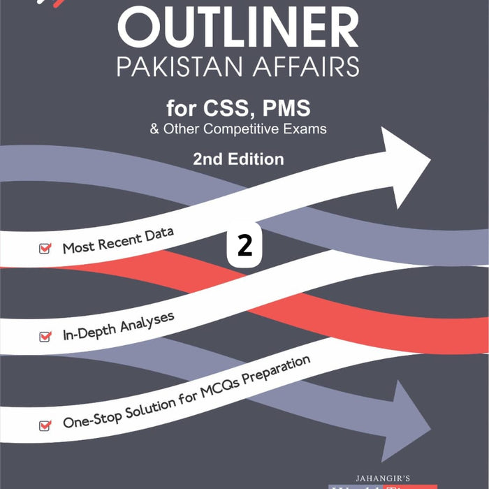 The Outliner Pakistan Affairs Book 2  By Waseem Riaz Khan - JWT