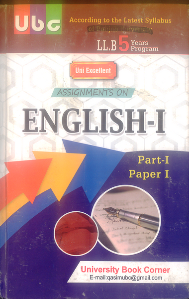 Assignments on English I 