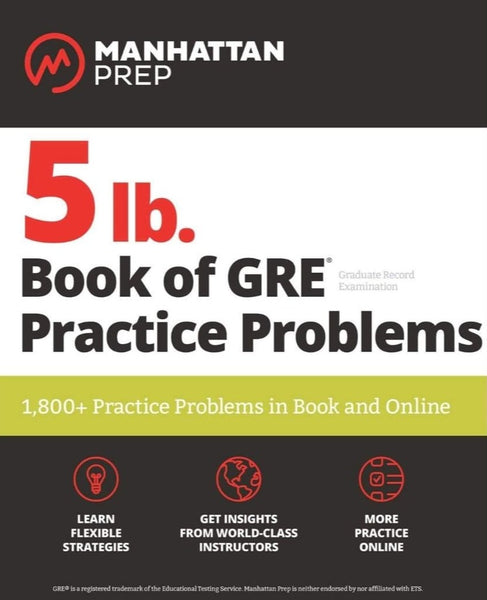 5 lb Book of GRE Practice Problems Third Edition-Manhattan