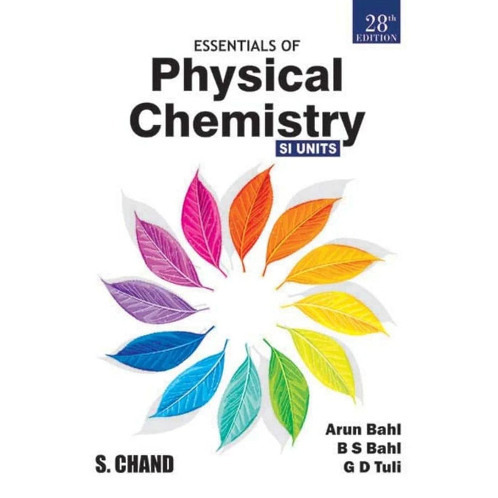 Essentials Of Physical Chemistry By Arun Bahl