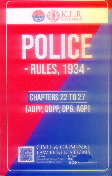 KLR Police Rules 1934 