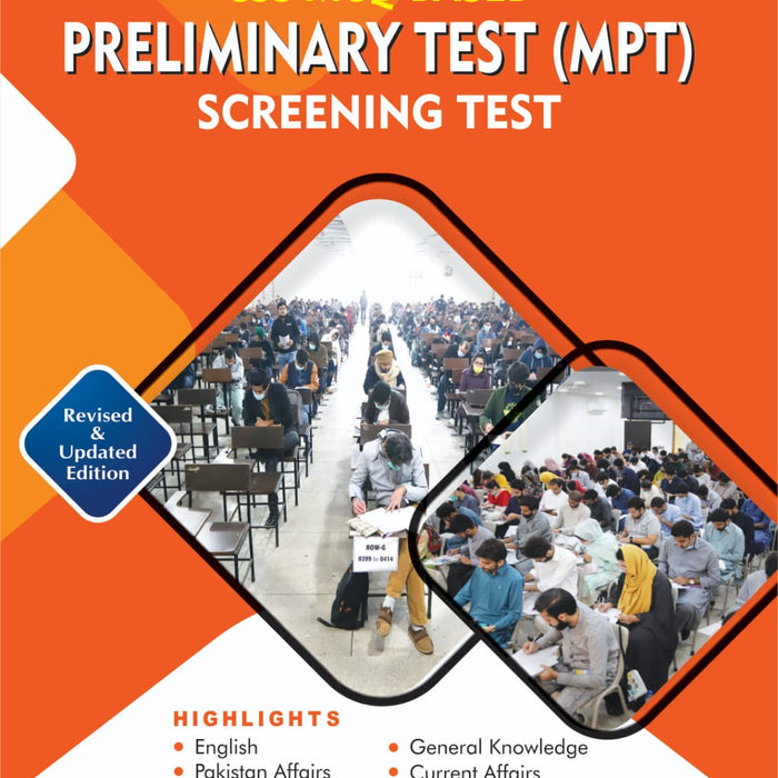 CSS MCQs Based Preliminary Test (MPT) Screening Test For CSS PMS - JWT