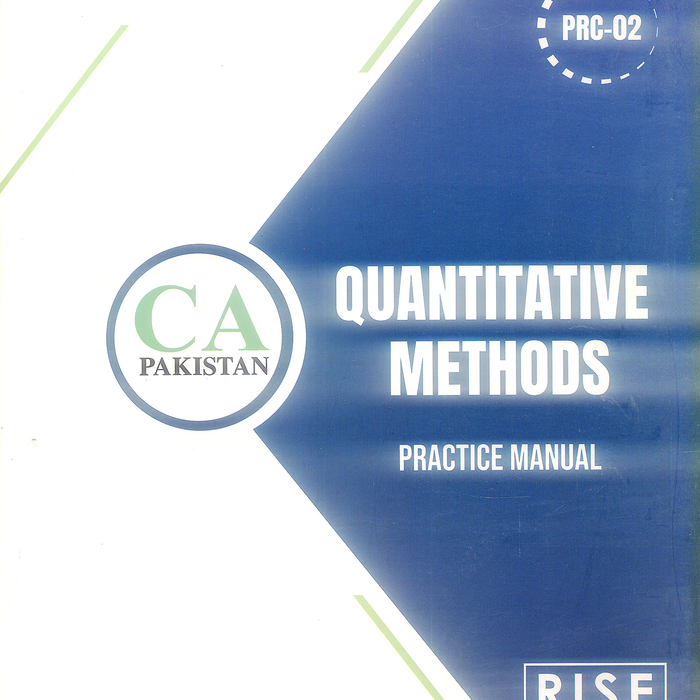 Rise PRC-02 Quantitative Methods Practice Manual