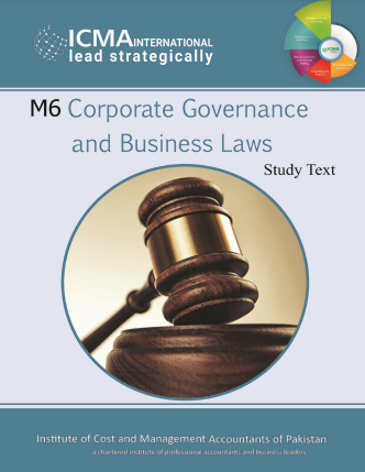 ICMA M6 Corporate Governance and Business Law Study Text