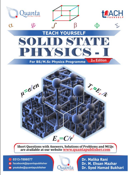 Solid State Physics I (Teach Yourself) 2nd Edition By Syed Hamad Bukari