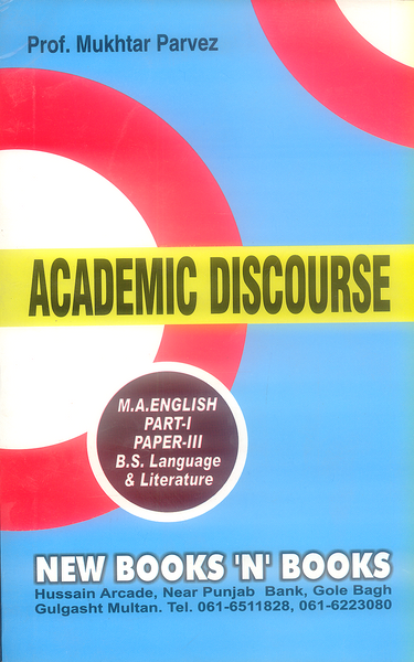 Target Academic Discourse By Mukhtar Parvez