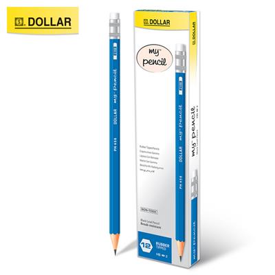 DOLLAR PENCIL WITH ERASER 2HB NO-456