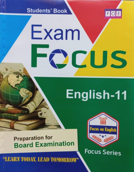 Students Book Exam Focus English 11 by Sajjad Iqbal Khan Learn Today Lead Tomorrow