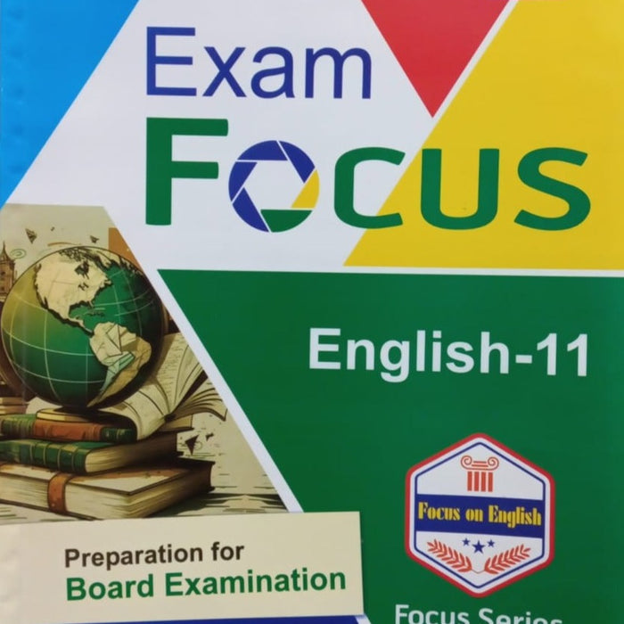 Students Book Exam Focus English 11 by Sajjad Iqbal Khan Learn Today Lead Tomorrow