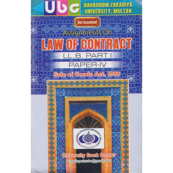 UBC Assignments on Law of Contract LLB Part-1