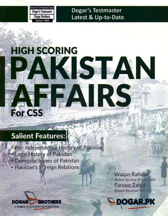 HIGH SCORING PAKISTAN AFFAIRS FOR CSS BY WAQAS RAFFIQUE 