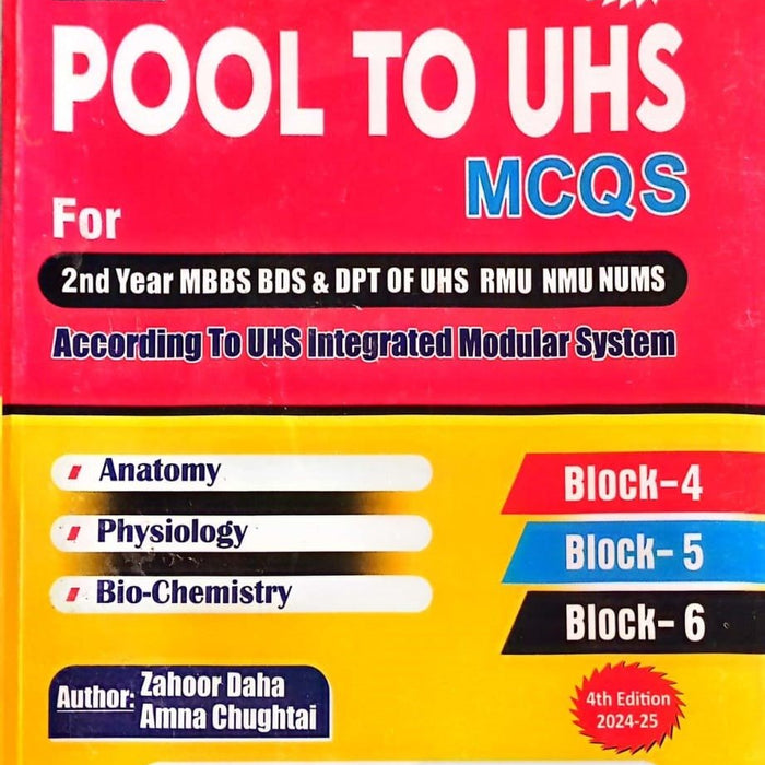 Pool To UHS MCQs For 2nd Year MBBS by  Muhammad Zahoor Daha