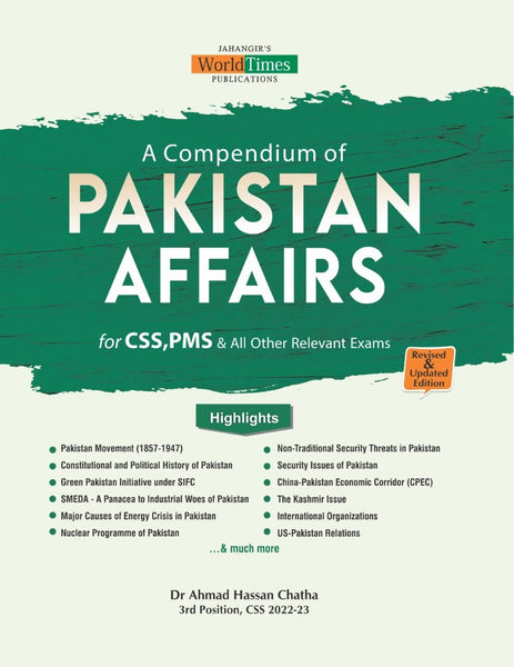 A Compendium Of Pakistan Affairs For CSS PMS PCS Ahmad Hassan - JWT