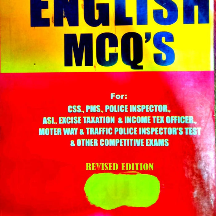 English MCQs For CSS PMS By Khalid Mehmood Sheikh -Emporium