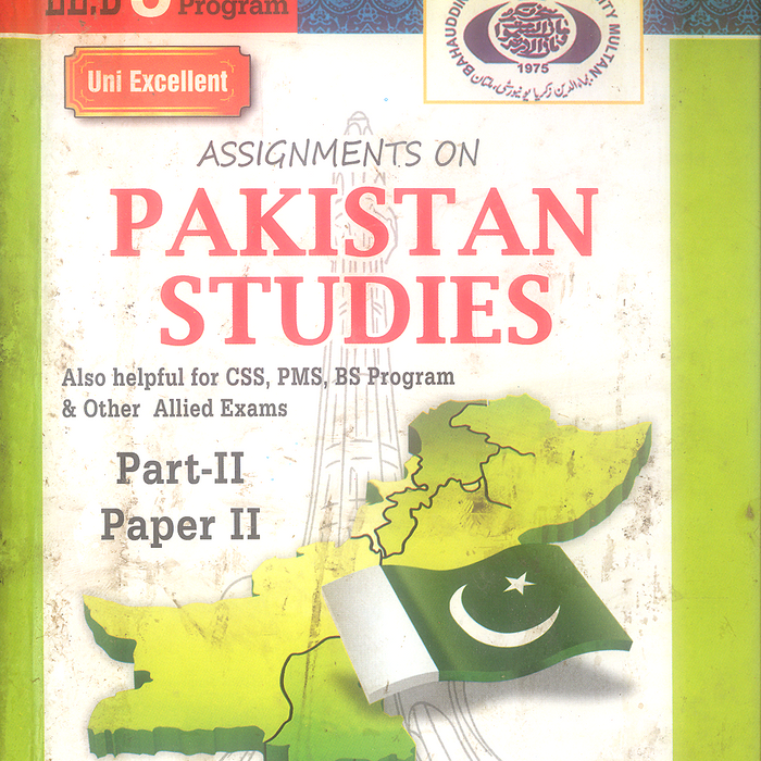 Assignment on Pakistan Studies 