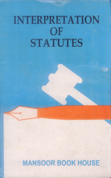 Interpretation of Statutes
