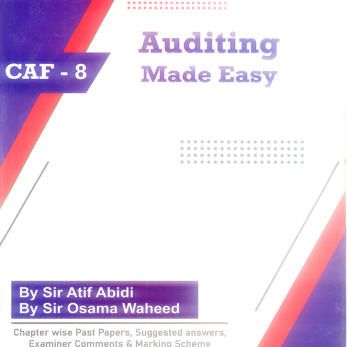 CAF -8 Auditing Made Easy 15th Edition
