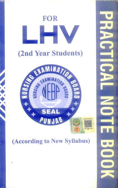 Practical Note Book for LHV (2nd Year Students)