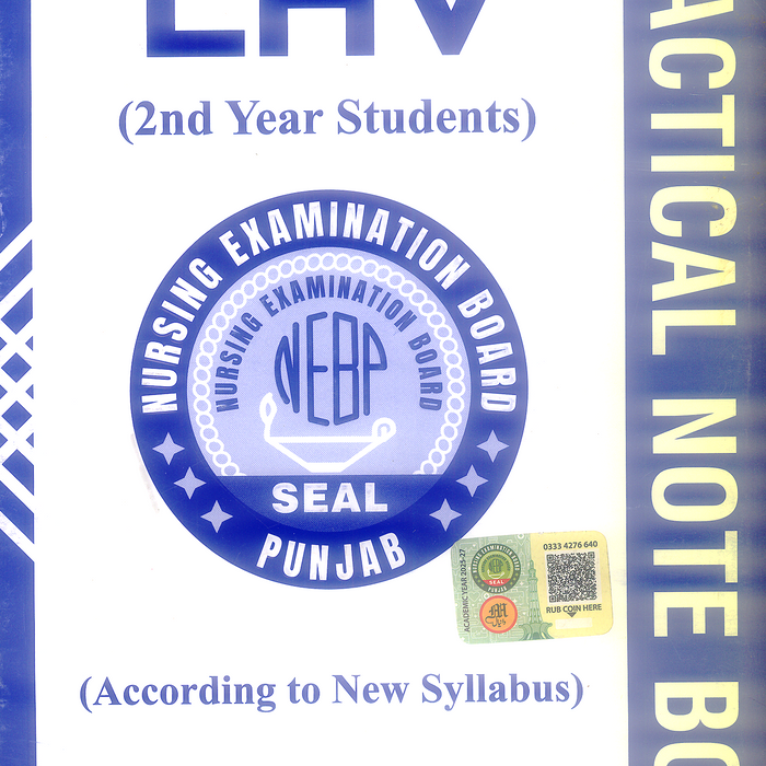 Practical Note Book for LHV (2nd Year Students)