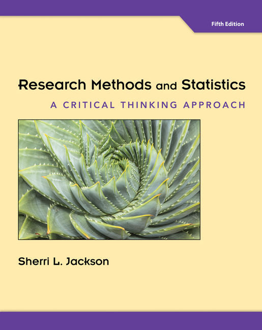  Research Methods and Statistics: A Critical Thinking Approach