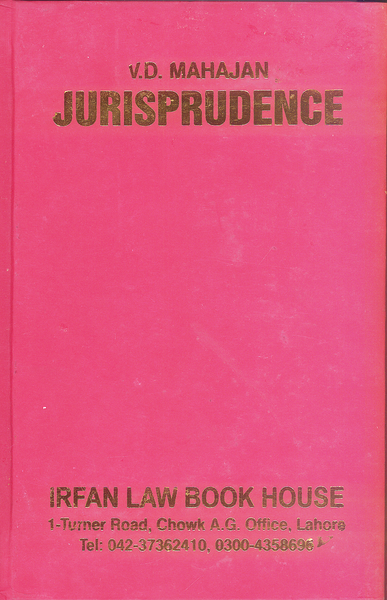 Jurisprudence by V D Mahajan