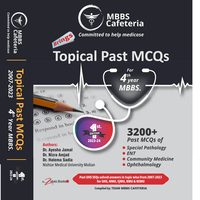 MBBS Cafeteria Brings Topical Past MCQs For MBBS Students 1st Edition