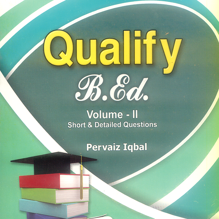 Qualify B.Ed Vol - II By Pervaiz Iqbal - MBD