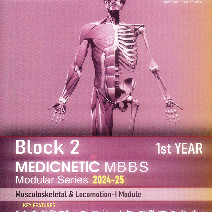 BLOCK 2: MEDICNETIC MBBS Modular Series Past Papers 1st Year by Dr Umar Rafi