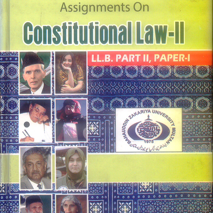 Assignments on Constitutional Law II