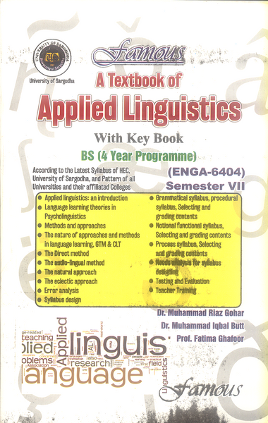 A Textbook of Applied Linguistics For BS With Keybook  -Famous