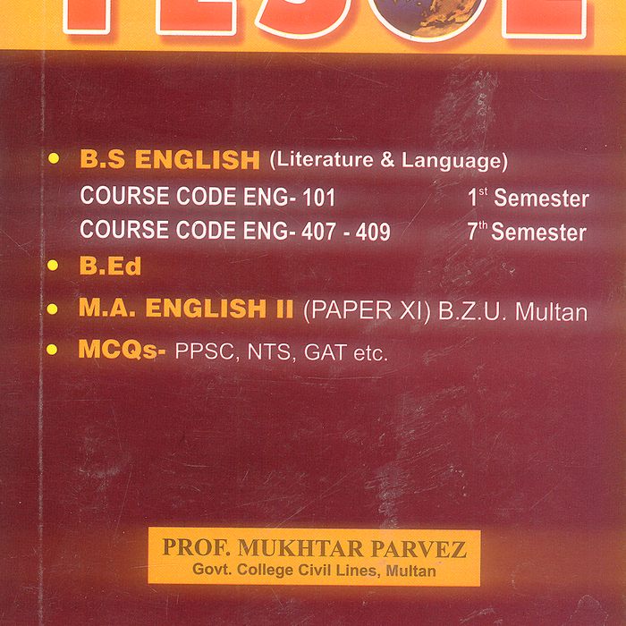 TESOL By Mukhtar Parvez