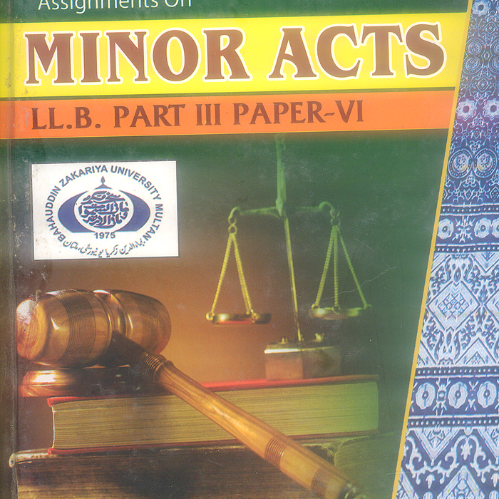 Assignment on Minor Act (Uni excellent) 