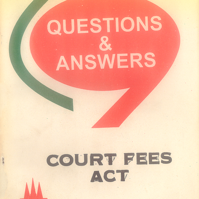 Question and Answers Court Fees Act 