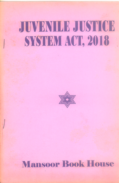 Juvenile Justice System Act 2018 